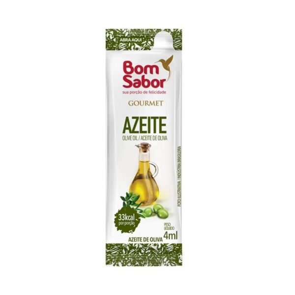 Azeite 4ml Azeite de Oliva Sachê 4ml | Bom Sabor