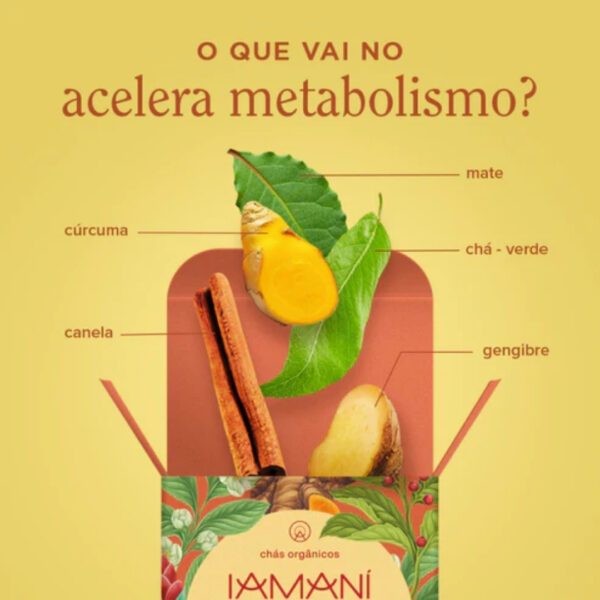 Chá Orgânico Sachê | Iamaní | Acelera!