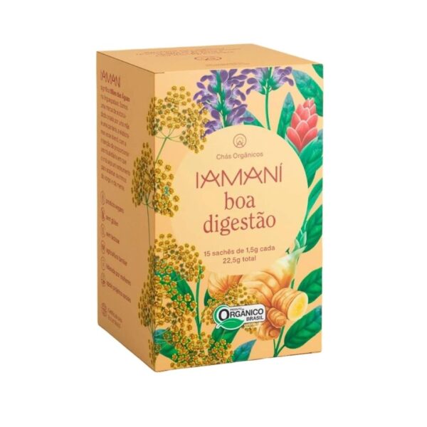 11 Chá Orgânico Sachê | Iamaní | Boa Digestão/leveza!