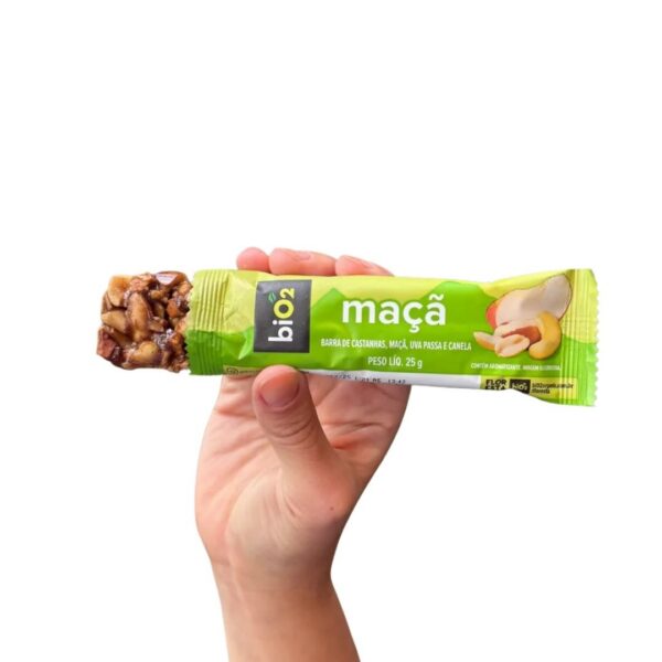 Barrinha de Castanhas e Frutas | Maçã 25g | Bio2