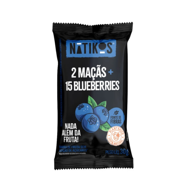 Barra de Frutas Maçã e Blueberry 30g | Natikos