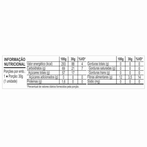 Barra de Frutas Maçã e Canela 30g | Natikos