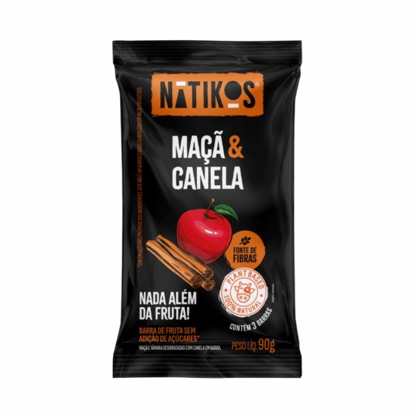 Barra de Frutas Maçã e Canela 30g | Natikos