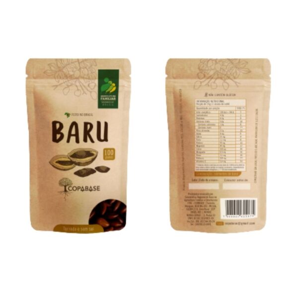 Castanha de Baru Torrada Sem Sal 100g | Central do Cerrado