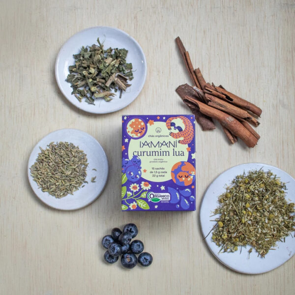 Chá Orgânico Sachê | Iamaní | Curumim Lua
