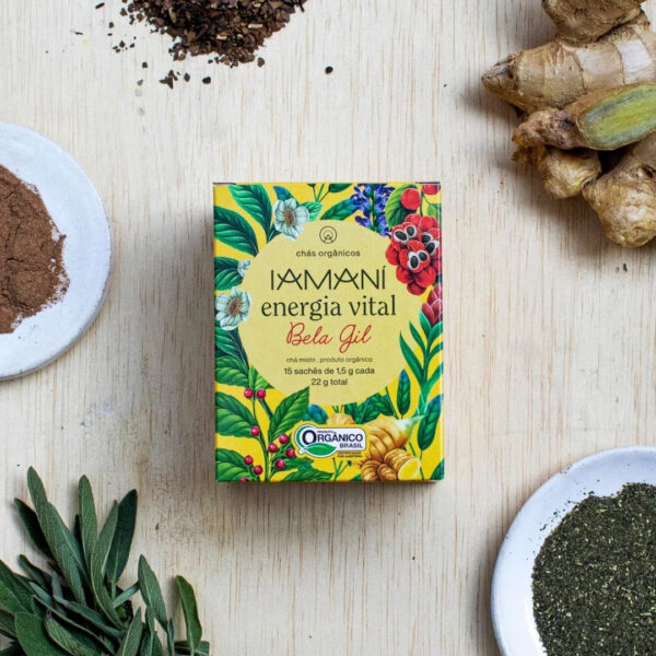 Chá Orgânico Sachê | Iamaní | Energia Vital