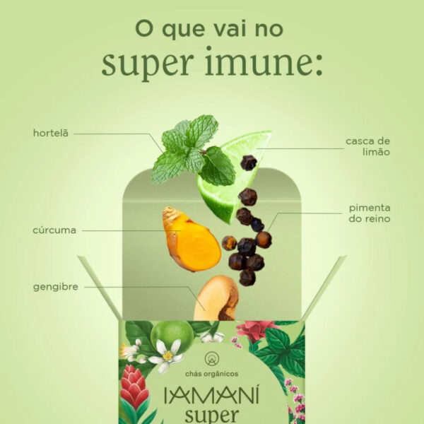 Chá Orgânico Sachê | Iamaní | Super Imune/Fortalece!