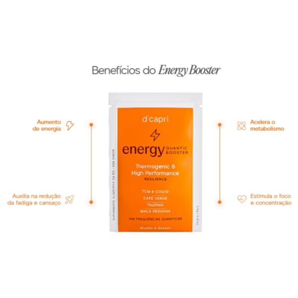 Suplemento Energy Quantic Booster Sachê | D’Capri