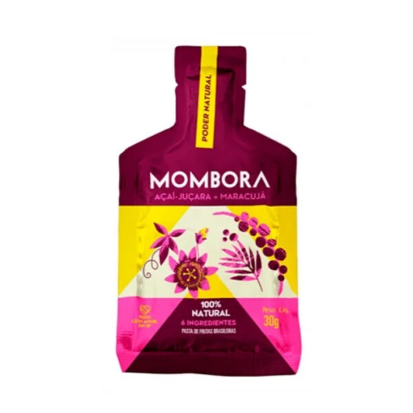 Gel de Carboidrato Sachê | Mombora | Açaí e Maracujá