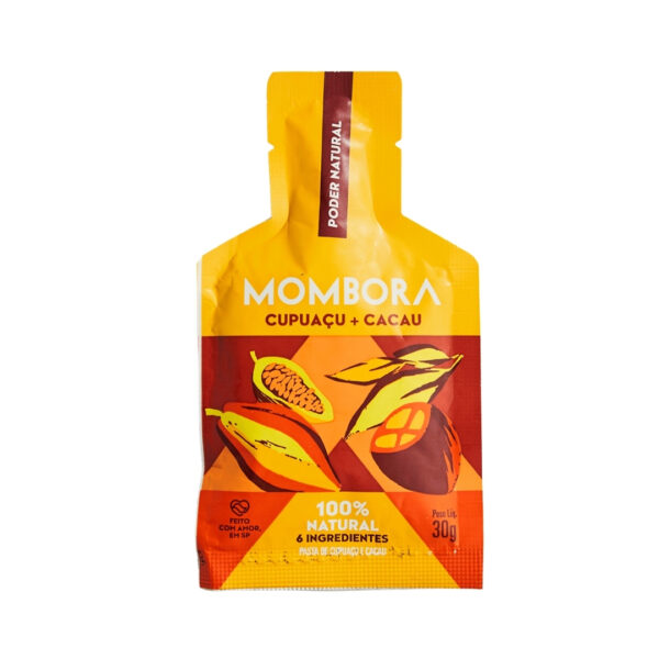 Mombora Cupuaçu com cacau Gel de Carboidrato Sachê | Mombora | Cupuaçu e Cacau