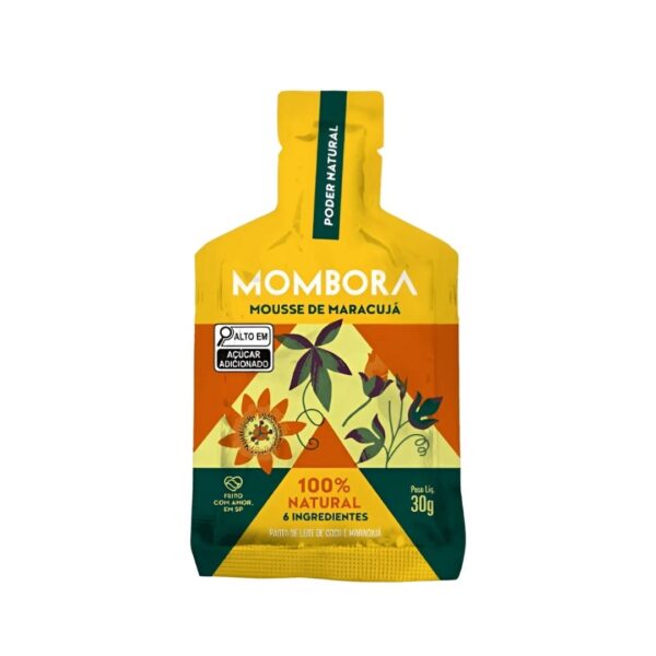 Gel de Carboidrato Sachê | Mombora | Mousse de Maracujá