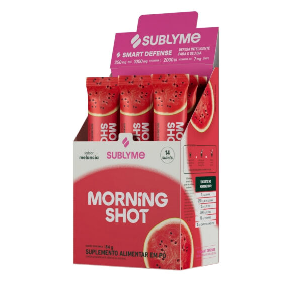 Morning shot _ sublyme _ Melância Morning Shot Solúvel Travel Size | Sublyme Melancia