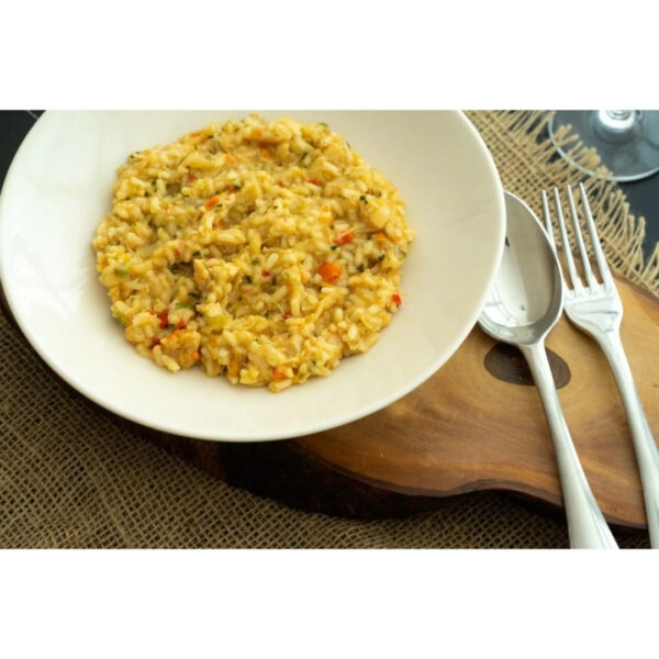 Risoto de Frango com Alho Poró Liofilizados | Lyovibes