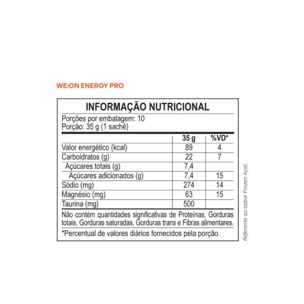 Gel de Carboidrato Energy Pro Sachê | We On