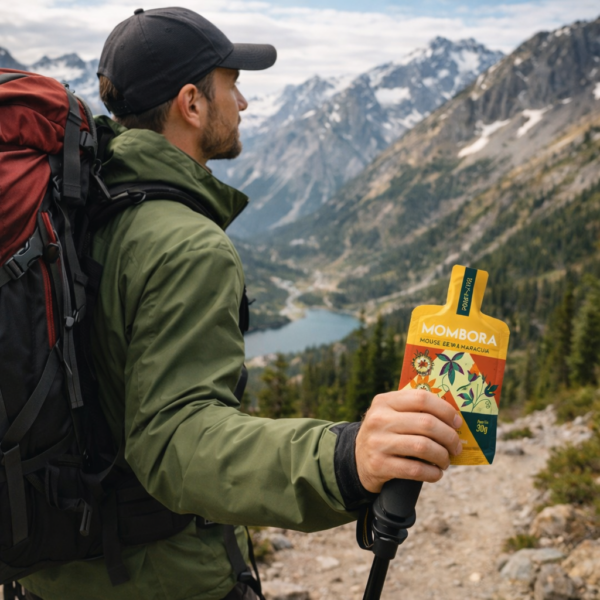 Gel de Carboidrato Sachê | Mombora | Mousse de Maracujá