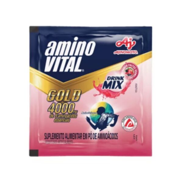 Suplemento Aminovital Gold Sachê | Ajinomoto | Frutas Vermelhas
