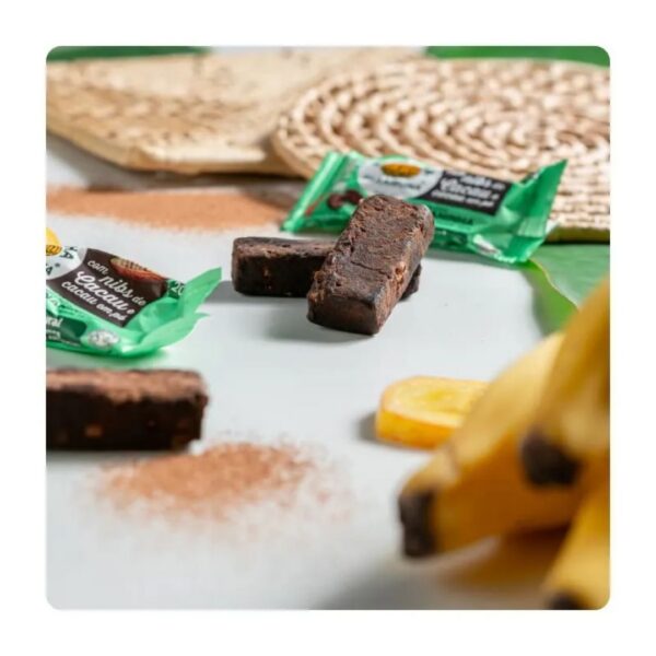 Doce de Bananinha Paraibuna 36g | Mix com Nibs de Cacau e Cacau em pó