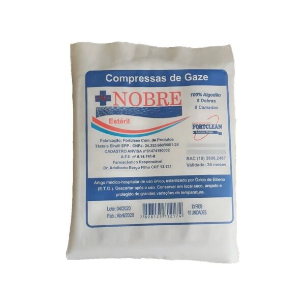 Gaze estéril (2) Gaze Estéril | Pacote 10 unidades