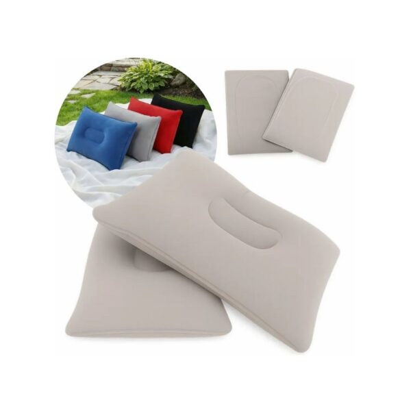 Mini Travesseiro Inflável Para Camping e Viagem