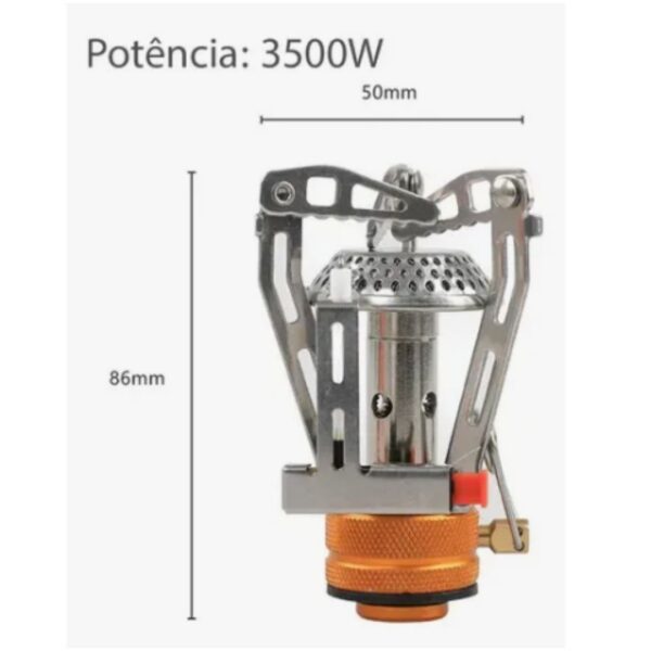 Mini Fogareiro Portátil Acendedor Automático