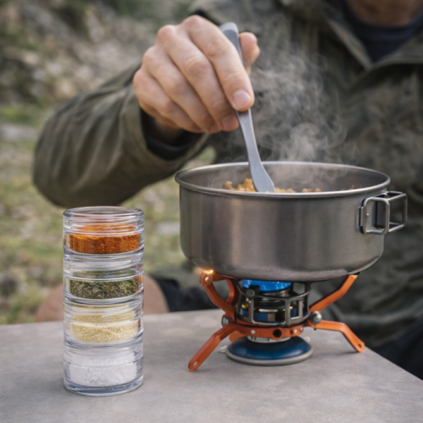 Potinhos de tempero lifestyle Kit Cozinha Outdoor | vai LEVE