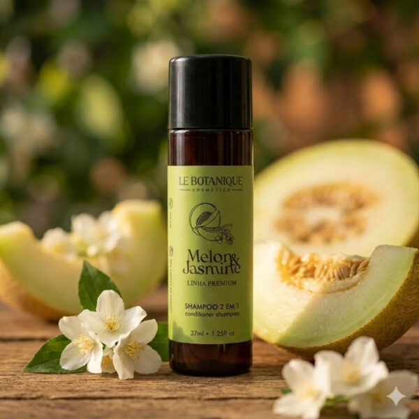 Shampoo 2 em 1 Shampoo 2 em 1 Vegano Melon & Jasmine 37 ml | Le Botanique