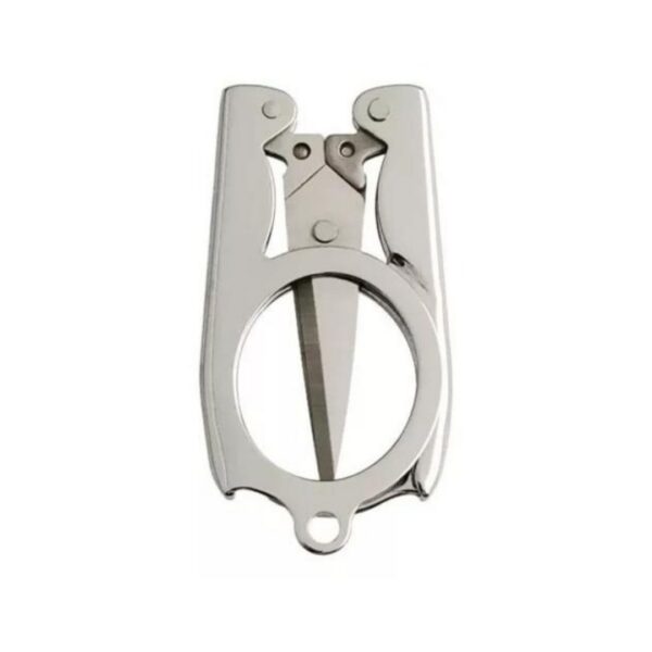 Tesourinha dobrável Tesoura de Bolso Dobrável Compacta em Aço Inox