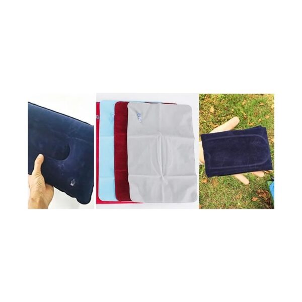 Travesseiro inflável (3) Mini Travesseiro Inflável Para Camping e Viagem