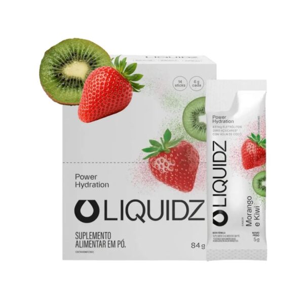 Repositor de Eletrólitos Sachê 6g | Liquidz | Morango com Kiwi