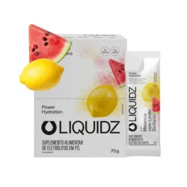 Repositor de Eletrólitos Sachê 6g | Liquidz | Melancia com Limão Siciliano