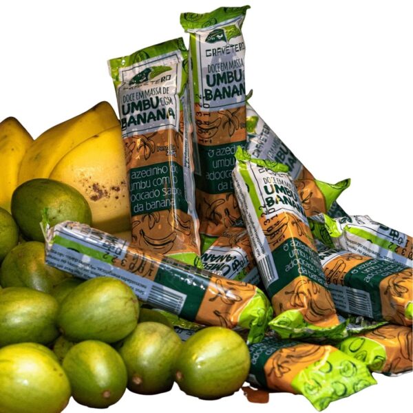 Doce de Umbu com banana em barra 25g | Central do Cerrado