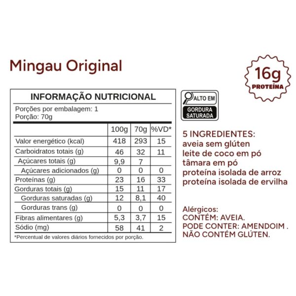 Mingau Instantâneo MaiMai | Original (16g de proteína)