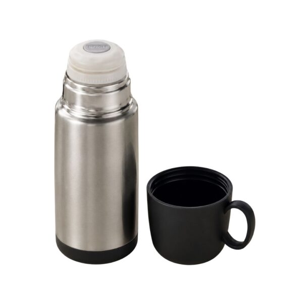 garrafinha termica 230ml (7) Garrafa Térmica Inox 230ml com Caneca | Compacta para Trekking, Camping e Viagens